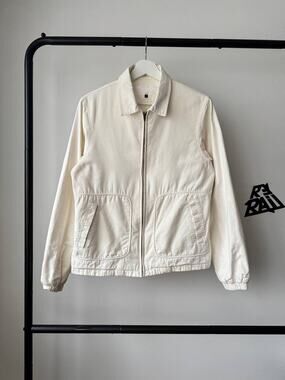 Ganryu Comme des Garcons Beige Cotton Zip Jacket